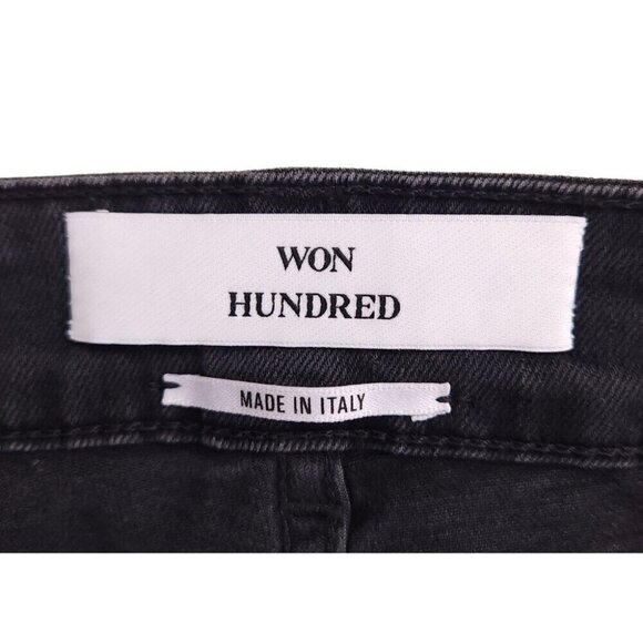 Won Hundred Marilyn B Jeans Size 30/32 US 8 Womens Gray $180 - Picture 12 of 16